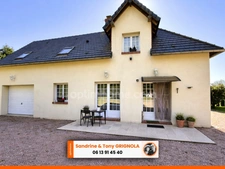Maison à vendre - Grand séjour - 3 chambres - Garage – Terrasse avec vue dégagée - VALORBIQUET (14290)