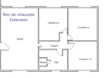 Maison familiale de 200 m² avec piscine - 10 chambres – Idéale gîtes/chambres d’hôtes – Proche Lisieux (14100)