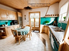 Maison à vendre à Glos (14100), 130 m², 4 chambres, jardin paysager et grand sous-sol, proche Lisieux