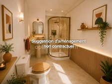 CHARMANTE MAISON DE VILLAGE AVEC GARAGE – ENVIRONNEMENT PAISIBLE – SAINT-PIERRE-EN-AUGE (14170)