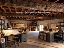 GARAGE-LOCAL/BUREAUX - ATELIER/STOCKAGE - ENVIRON 250 M² - À VENDRE À SAINT PIERRE EN AUGE (14170)