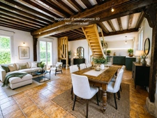 Maison avec vie de plain-pied, 5 chambres, grand séjour, garage – Moyaux (14590)
