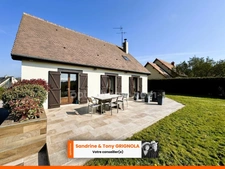 Maison à vendre à Glos (14100), 130 m², 4 chambres, jardin paysager et grand sous-sol, proche Lisieux