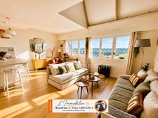ÉLEGANT DUPLEX DE 107,55 M² ENTIEREMENT RENOVE, AVEC PISCINE, ESPACES VERTS, PARKING PRIVE ET CAVE - TROUVILLE SUR MER (14)