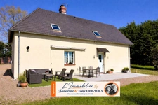 Maison à vendre - Grand séjour - 3 chambres - Garage – Terrasse avec vue dégagée - VALORBIQUET (14290)