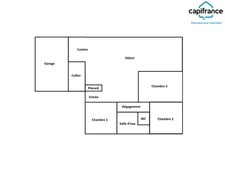 Maison à vendre 5 pièces - 3 chambres - VOUNEUIL SOUS BIARD (86)