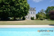 🏡 Élégante Maison de Maître avec piscine chauffée et parc paysager – Saulgond, Charente 🌳✨