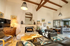 Saint-Pierre d'Oléron. Côte ouest, à 2 pas de la plage: maison 4 chambres sur jardin arboré 1300m² 