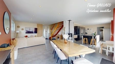 Maison contemporaine 5 chambres 133 m2 hab sur 1200 m2 de terrain