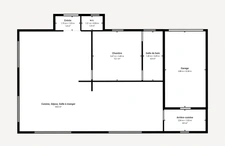 Maison contemporaine 5 chambres 133 m2 hab sur 1200 m2 de terrain