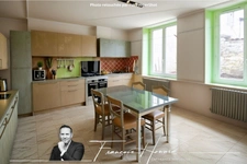 Maison à vendre 4 pièces LAFERTE SUR AUBE (52) - Maison 3 chambres 135m² - terrain 408m² - cave - garage - grange