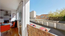 EXCLUSIVITÉ – Appartement 3/4 pièces avec balcon – traversant et lumineux – Quartier des Coutures / Métro Robespierre