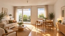 Appartement 3 pièces traversant avec balcon – Quartier des Coutures – Métro Robespierre à 400 m