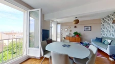 Appartement 3 pièces traversant et lumineux avec balcon aux portes de Paris