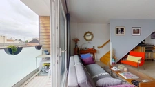 Duplex familial avec terrasse et balcons – Aux portes de Paris