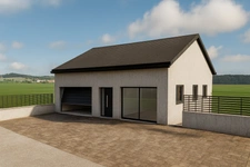 Maison à vendre à Grindorff-Bizing (57480) – 133 m² habitables – Terrasse et garage – Travaux à finaliser