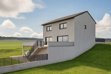 Maison spacieuse de plus de 135 m² – 4 chambres – terrasse 60 m² – garage 110 m² – terrain 1 294 m² à Grindorff-Bizing
