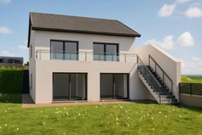 Maison à vendre à Grindorff-Bizing (57480) – 133 m² habitables – Terrasse et garage – Travaux à finaliser