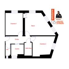 LA GARENNE-COLOMBES – PLACE DE LA LIBERTÉ – 3 PIÈCES D’ANGLE 50 M2 – DERNIER ÉTAGE - CAVE - LOCAL VELOS - 9 MIN LIGNE L