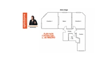 LEVALLOIS-PERRET – 56 M² -3 PIÈCES – 2 CHAMBRES OU BUREAU – CENTRE-VILLE – MÉTRO L3 À 7 MIN – GARDIEN