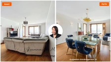 Dpt Hauts de Seine (92), à vendre à LA GARENNE-COLOMBES, appartement T4 de 87,8 m2 avec 2 balcons 