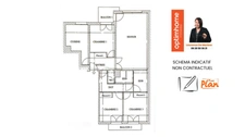 LA GARENNE-COLOMBES, 4P 87,8 m2 - ASCENSEUR - 3 ÈME ETAGE- 2 BALCONS - PARKING - PLEIN CENTRE- 