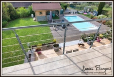Maison de 153 m² (293 m² utiles)  sur 1150 m² de terrain avec piscine et pool house