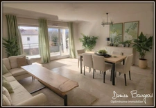 Appartement attique T5 de 117m2 avec 2 terrasses, 1 balcon et 2 garages fermés