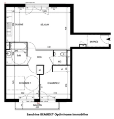 Appartement à vendre 3 pièces TRAPPES (78)