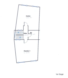 Maison de ville habitable de suite de 10 pièces BOURGANEUF (23)