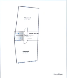 Maison de ville habitable de suite de 10 pièces BOURGANEUF (23)