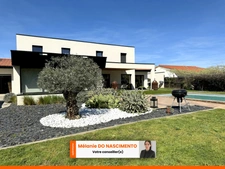 Villa d'architecte 200m² avec piscine sur parcelle de 1610m² à Pont-du-Château 