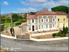  Maison en pierre au bord de la Dordogne à vendre– Proche Saint-Émilion  à VIGNONET (33)