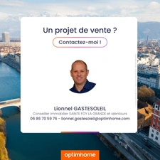 Maison contemporaine de plain-pied à vendre trois pièces  85 m² à ARVEYRES (33)