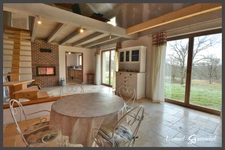 Maison à vendre 3 chambres dans un cadre champêtre à SAINT MEARD DE GURCON (24)
