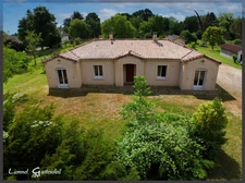 Maison à vendre de plain 3 chambres en bordure de le Dordogne sur la commune de PORT SAINTE FOY ET PONCHAPT (24)