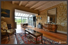 Maison de ville de caractère à vendre 3 à 4 chambres avec vue sur la Dordogne à SAINTE FOY LA GRANDE (33)