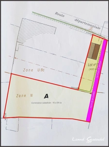  Terrain à vendre de 480 m² avec parcelle naturelle attenante de 1 604 m² à Pellegrue (33)