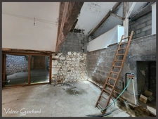 À vendre Corps de ferme en pierre de 250 m² à rénover 5 chambres, dépendances XXL (650 m²), prairie et bois sur 3 hectares. Situé au calme à Nastringues (Dordogne)