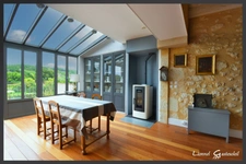 Maison de ville de caractère à vendre 3 à 4 chambres avec vue sur la Dordogne à SAINTE FOY LA GRANDE (33)