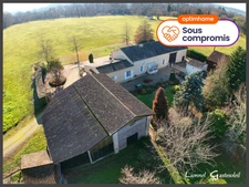 Ancien corps de ferme sur 6 hectares – Idéal pour projet équestre ou élevage canin  Maison en pierre 4 chambres avec dépendances à PINEUILH (33