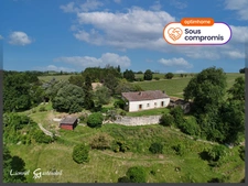 Maison en pierre avec parc de 3 ha et vue dominante à vendre à SAINT QUENTIN DE CAPLONG (33)