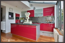 Maison de ville de caractère à vendre 3 à 4 chambres avec vue sur la Dordogne à SAINTE FOY LA GRANDE (33)