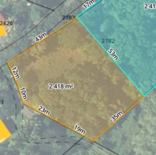 Terrain à vendre de 2 418,00 m² RIVIERE SALEE (972)