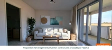 Appartement agréable de 2 chambres balcon et parking / local vélo