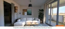 Appartement agréable de 2 chambres balcon et parking / local vélo