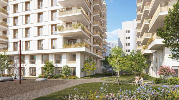 appartement T2 neuf à vendre COURBEVOIE (92), surface hab.46.65 m2 +