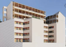 appartement T4 neuf à vendre PARIS 16e, surface habitable 87.40 m2 + loggia 5.30 m2