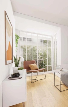Studio neuf à vendre PARIS 19e, surface habitable 20.92 m2