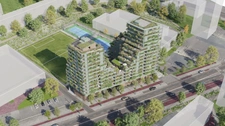 Studio neuf à vendre ASNIERES SUR SEINE (92), surface habitable 26.15 m2 + terrasse 10.17 m2.